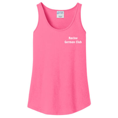 Racine German Club - Ladies Core Cotton Tank Top Thumbnail
