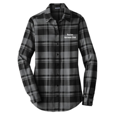 Racine German Club - Ladies Plaid Flannel Tunic Thumbnail