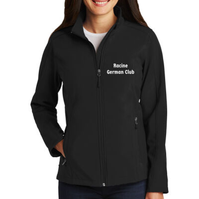 Racine German Club - Ladies Core Soft Shell Jacket Thumbnail